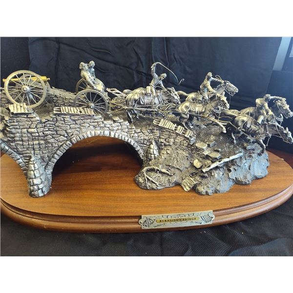 BURNSIDE'S BRIDGE SCULPTURE /RARE ! Purchased @ $ $3500.00 IN 1994
