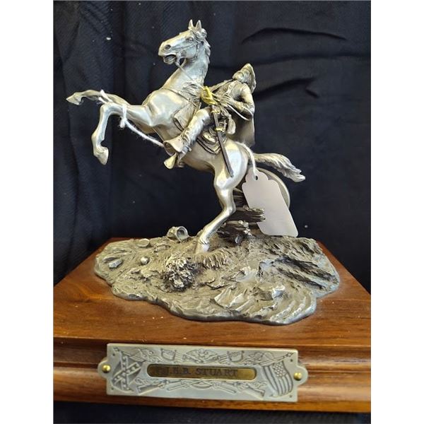 J.B. STUART ON HIS MOUNT  #703/2500