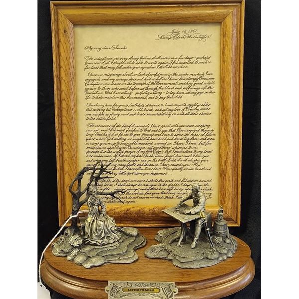 LETTER TO SARAH # 659 with FRAMED LETTER