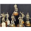 Image 1 : SET OF 7 CIVIL WAR  SCULPTURES