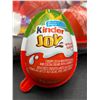 Image 2 : Kinder Joy 12-Pack 20g Each with Crispy Cocoa Creams and Wafers