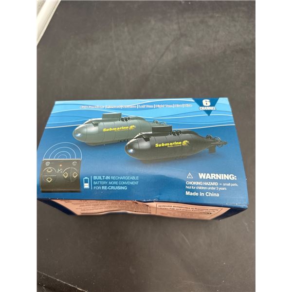 6-Channel RC Submarine with Rechargeable Battery