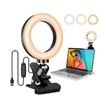 Image 1 : Volantech Professional Live Stream Ring Light with Clip Mount