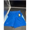 Image 1 : Under Armour Men’s Athletic Shorts Fitted Style, Size Small  Blue