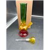 Image 2 : Multicolor Glass Water Pipe with Detachable Bowl and Downstem