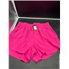Image 1 : Under Armour Women’s Loose Fit Shorts, 1X, Pink, Made in Indonesia