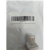 Image 2 : White 125V 10A 2-Prong Power Extension Cord, 2 Feet (Pack of 2)