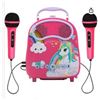 Image 1 : Kids Karaoke Machine with 2 Microphones  Bluetooth Karaoke Toy for Singing Portable Children Karaoke