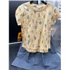 Image 3 : Carhartt 3T Short Sleeve T-Shirt and Denim Jumper Set