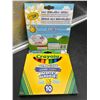 Image 2 : Crayola Ultra-Clean Washable Markers, Broad Line, 10 Count, Classic Colors Lot of 2