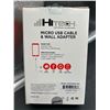 Image 2 : Hi-Tech 3.0 Foot Micro USB Cable and Wall Adapter for Android Devices
