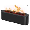 Image 1 : Flame Diffuser Essential Oil Diffusers with 7 Color Lights,Silent Aroma Diffuser w/Timer Auto-Off, U