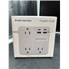 Image 2 : Amerisense Power Strip With USB Ports And 4 Outlets