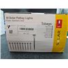 Image 2 : 10-Pack Solar Pathway Lights with Stainless Steel Finish and Multicolor LED Options