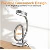Image 1 : LED Clip Desk Lamp with USB Power and Multi Power Supply Options