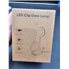 Image 3 : LED Clip Desk Lamp with USB Power and Multi Power Supply Options