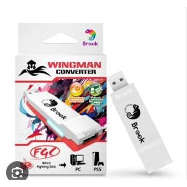 Brook Wingman Converter for PS5, PS4, and PC Wired Fighting Sticks