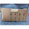 Image 2 : D62 Solar Acrylic Mushroom Path Lights, Set of 4