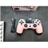 Image 2 : Wireless Gaming Controller with USB Cable, Pink, Dual Analog Sticks