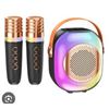 Image 1 : Colorful Karaoke Sound System Model A5 with 2 Wireless Microphones