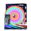Image 1 : Keepsmile 32.8ft LED Neon Lights with Smart App and RGB Color Changing Feature