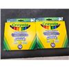Image 1 : Crayola Ultra-Clean Washable Markers Pack of 10 (2-Pack)