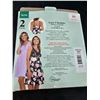 Image 2 : 2-Pack Lace Chemise Set Size XL/TG by FN, Purple & Floral Patterns