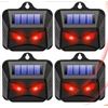 Image 1 : Solar Animal Repeller 4-Pack With Fence-Mount Design