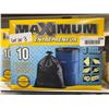 Image 2 : Lot of 3 3 Maximum Entrepreneur Garbage Bags 10-Pack, 33×44 in, 3 MIL