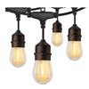 Image 1 : Feit Electric 14.6m/48ft LED String Lights with 24 Bulbs