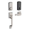 Image 1 : Zomoss Keyless Entry Door Lock Handle Set, Front Door Electronic Keypad Deadbolt Knob Lever Set, Aut