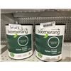 Image 1 : Lot of 2 Laurentide Boomerang Evergreen 5383-76 3.78 L Interior Velvet Finish Latex Paint