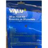 Image 3 : Lot of 2 Valu+ 20-Piece Hook Kit