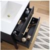 Image 2 : Home Decorators Collection Vistara 30-inch W x 19-inch D Freestanding Bath Vanity with Golden Handle