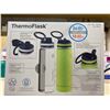 Image 4 : ThermoFlask 24 oz Stainless Steel Water Bottles Set with Dual Lids
