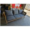 Image 1 : Outdoor Patio Furniture Set With Sofa, Two Armchairs, and Coffee Table