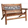 Image 1 : Leigh Country Char-Log Farm Scene Bench