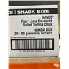 Image 4 : Havoc Fiery Lime Flavoured Rolled Tortilla Chips, Snack Size, 32 x 80g