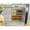 Image 2 : Glasslock Tempered Glass Food Storage Set with 14 Pieces, BPA-Free