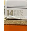 Image 4 : Glasslock Tempered Glass Food Storage Set with 14 Pieces, BPA-Free