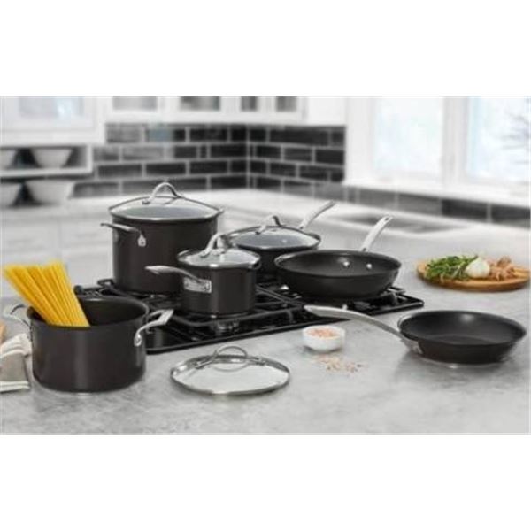 Kirkland Signature 10-Piece Hard-Anodized Aluminum Cookware Set