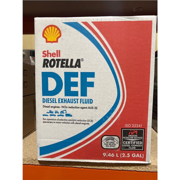 Shell Rotella DEF Diesel Exhaust Fluid 2.5 Gallon (9.46 Liters)
