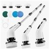 Image 1 : Tornado Scrub Electric Spin Scrubber with 7 Brushes and Grouting Tool