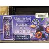 Image 2 : Blue Monkey Plum Juice 100% Jus De Prune, 15 x 330 mL, 4.95 L