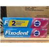 Image 2 : Fixodent Denture Adhesive Cream 68g â€“ 2 Value Pack x 12