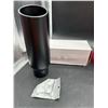 Image 1 : Black Stainless Steel Exhaust Tip with Mounting Tool