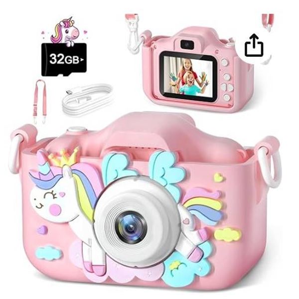 Anesky B01 Kids Camera With 2GB TF Card â€“ Pink