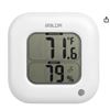 Image 1 : BALDR Square Thermometer and Hygrometer with Temperature Humidity Display Temperature Sensor (White)