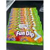 Image 1 : Lot of 12 Fun Dip Candy Packs, 40.5g Each, Cherry, Orange, and Grape Flavors