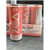 Image 2 : Zoa Energy Drink White Peach Zero Sugar 12-Pack 355ml Cans